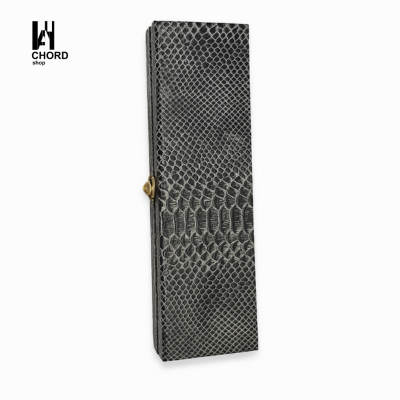 کیف مضراب سنتور چرمی طرح پوست ماری